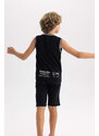 DEFACTO Boy Regular Fit Sleeveless Back Printed Vest