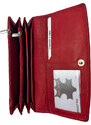 Dámská kožená peněženka Loranzo červená 448
