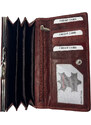 Loranzo Dámská kožená peněženka světle hnědá 442A