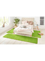 Hanse Home Collection koberce Kobercová sada Nasty 101149 Grün - 3 díly: 70x140 cm (2x), 70x240 cm (1x) cm