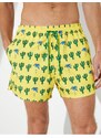 Koton Marine Shorts Cactus Themed Printed Tie Waist with Pocket