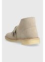 Semišové kotníkové boty Clarks Originals Desert Boot béžová barva, 26155527