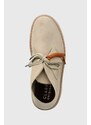 Semišové kotníkové boty Clarks Originals Desert Boot béžová barva, 26155527