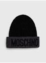 Čepice Moschino černá barva