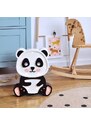 Peekaboo Černobílá dřevěná dětská LED lampa Panda 36 cm