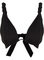 Trendyol X Zeynep Tosun Black Underwire Bustier with Strap Detail