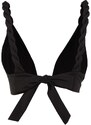 Trendyol X Zeynep Tosun Black Underwire Bustier with Strap Detail