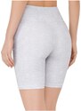 LOS OJOS Women's Brittle Gray High Waist Contouring Double Pocket