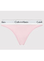 Dámská tanga F3786E - 2NT světle růžová - Calvin Klein