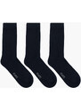Atlantic Pánské ponožky standardní délky 3Pack - tmavě modré
