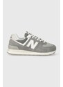 Sneakers boty New Balance U574FGR šedá barva