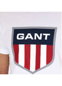 Pánské bílé triko Gant 24472
