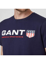Pánské modré triko Gant 25918