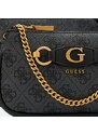 Černá kabelka Guess Izzy Double Crossbody pouch 55452