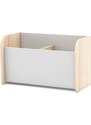 Bílý lakovaný úložný box na hračky Marckeric Esteban 70 x 35 cm