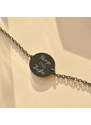 MIDORINI.CZ Dámský personalizovaný řetízkový náramek s medailonkem, Chirurgická ocel