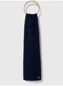 Bavlněný šátek Polo Ralph Lauren tmavomodrá barva, hladký