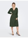 Zelené dámské zavinovací šaty ONLY Merle - Dámské