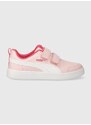 Dětské sneakers boty Puma Courtflex v2 růžová barva