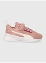 Dětské sneakers boty Puma Flyer Runner V Inf růžová barva