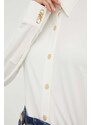 Košile MICHAEL Michael Kors dámská, béžová barva, regular, s klasickým límcem