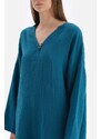 Dagi Green Muslin Long Shirt