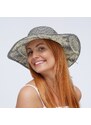 KRUMLOVANKA Šedý letní dámský klobouk Fa-42644