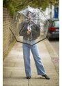 Fulton dámský průhledný deštník Birdcage 2 CATS L042