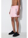 Plavkové šortky Lacoste růžová barva, MH2699-6XP