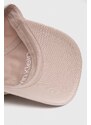 Bavlněná baseballová čepice Calvin Klein béžová barva
