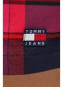 Sukně Tommy Jeans červená barva, mini