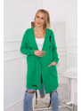 K-Fashion Zateplená bunda s kapucí zelená