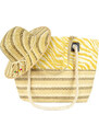 Art Of Polo Bag&Hat Tr22102-1 White/Light Yellow