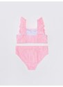 LC Waikiki Lcw Kids Ruffle Detailed Striped Bikini For Girls