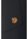 Legíny Fjallraven Abisko Tights dámské, černá barva, hladké, 84773