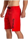 Meatfly pánské plavky Mitch Boardshorts 21" Red | Černá