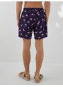 Koton Marine Shorts with Flamingo Print. A drawstring waist with pocket.