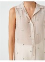 Koton Embroidered Sleeveless Shirt