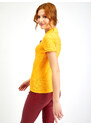 Orsay Žluté dámské žebrované polo tričko - Dámské