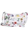 Malá květinková kabelka Famito 4216 bílá