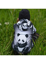 Crawler Softshellový komplet zateplený dětský Pandy