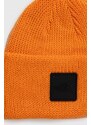 Čepice The North Face oranžová barva, z husté pleteniny