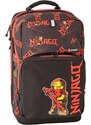LEGO Ninjago Red Maxi Plus - školní batoh černá;červená
