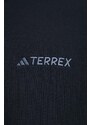 Tepláková mikina adidas TERREX Logo černá barva, s kapucí, IB6565