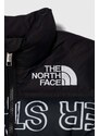 Dětská péřová bunda The North Face 1996 RETRO NUPTSE JACKET černá barva