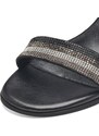Plesové sandály se štrasováním Marco Tozzi 2-28301-41 černá