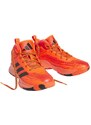 Dětské Unisex basketbalové boty Adidas Cross Em Up 5 K oranžové