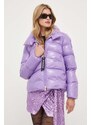 Bunda Pinko dámská, fialová barva, zimní, 101598.A11K