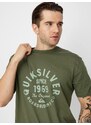 Quiksilver Circled Script Front (four leaf clover)zelená