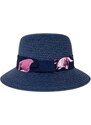 Art Of Polo Woman's Hat Cz23134-2 Navy Blue